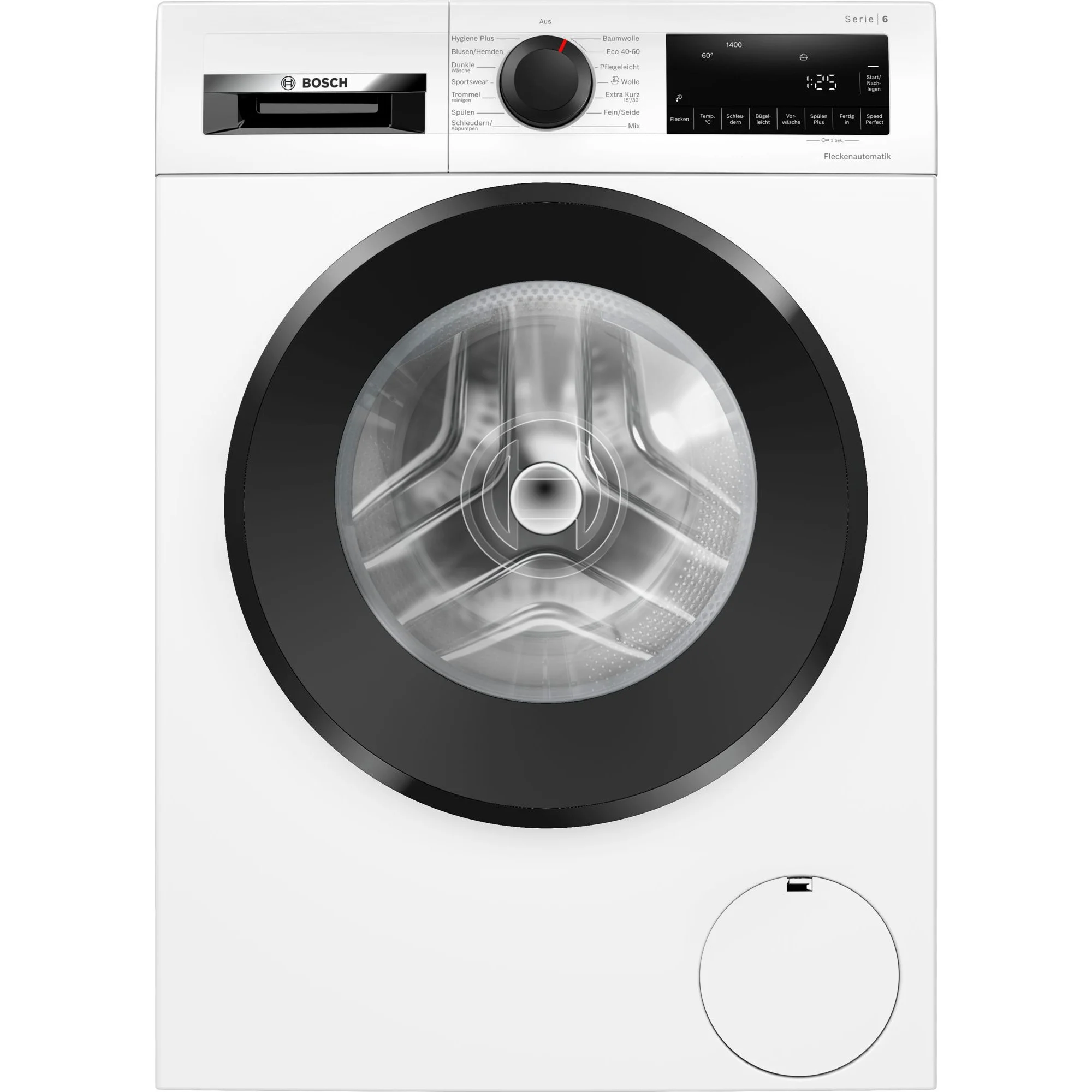 Bosch WGG234070 Serie 6 Waschmaschine 8 kg – SpeedPerfect, EcoSilence Drive, ActiveWater Plus, HygienePlus, ExtraKurz 15’ – Leise, sparsam & ideal für Familien