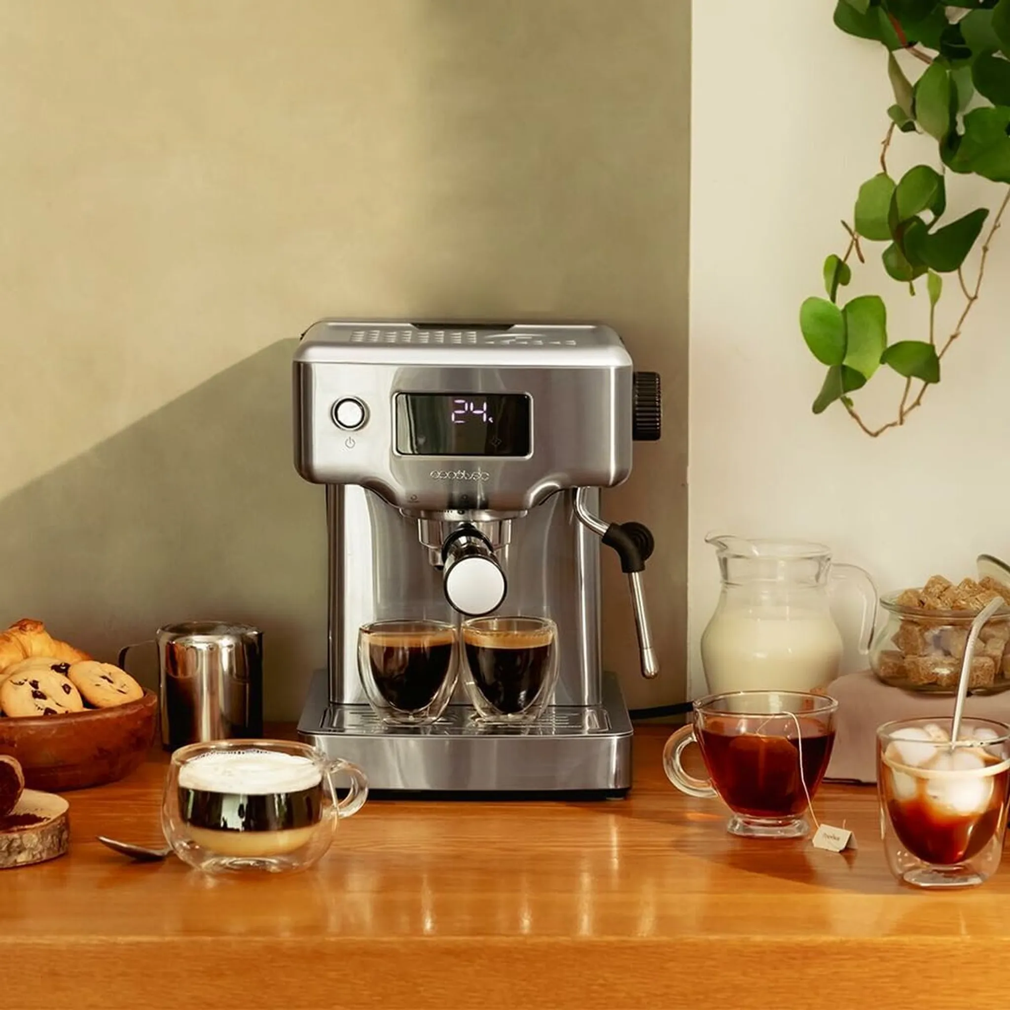 Cecotec Barista-Kaffeemaschine mit 20 bar, Manometer und Thermoblock - B-Ware gut